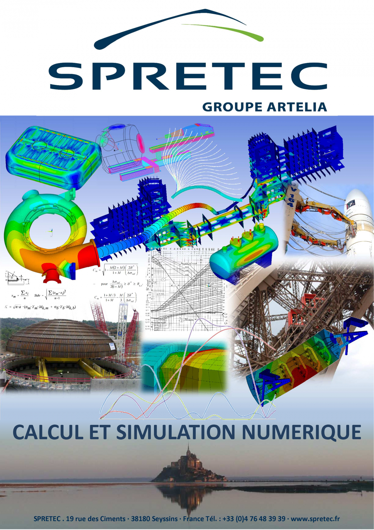 La nouvelle plaquette des compétences et services de l'équipe calcul