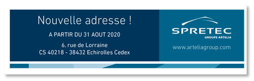 SPRETEC déménage