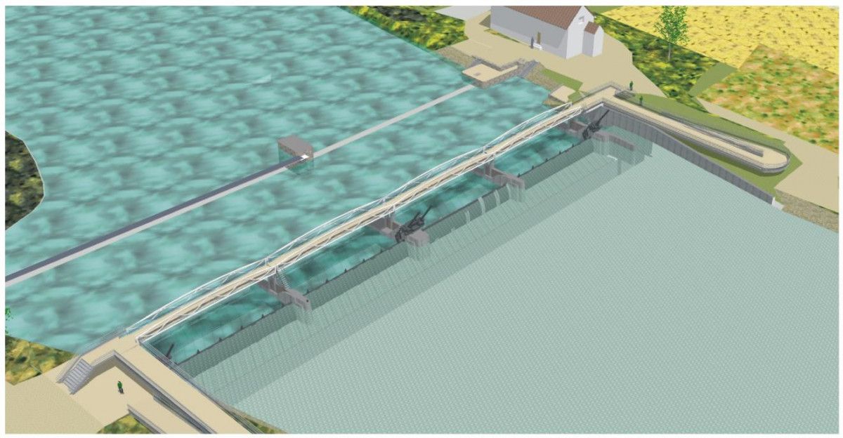 Remplacement du barrage manuel de Beaulieu