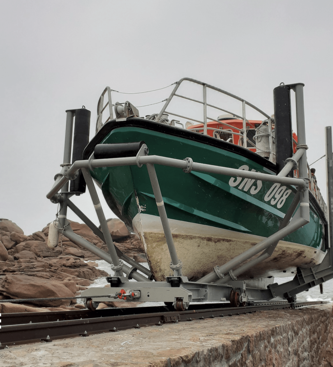 Modernisation de la cale SNSM de Pors-Kamor et de ses équipements