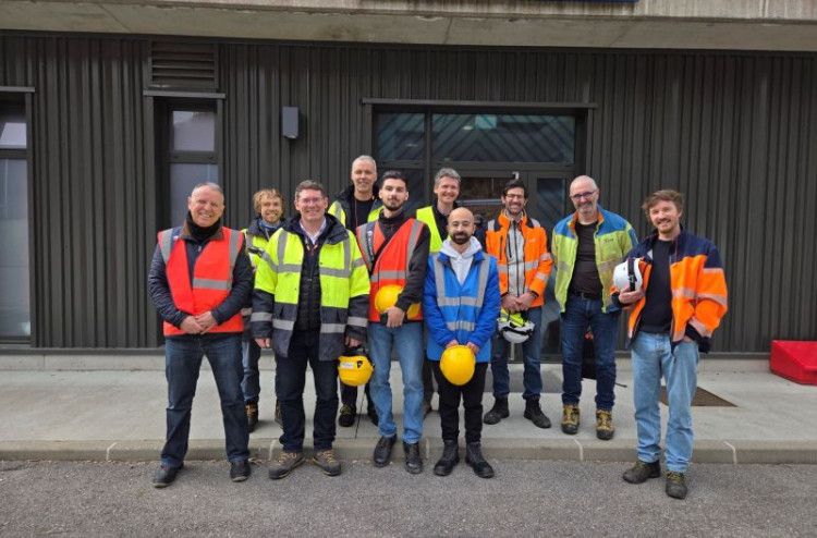 Visite de la centrale de Grand Maison | Chaire Medelia & SPRETEC.