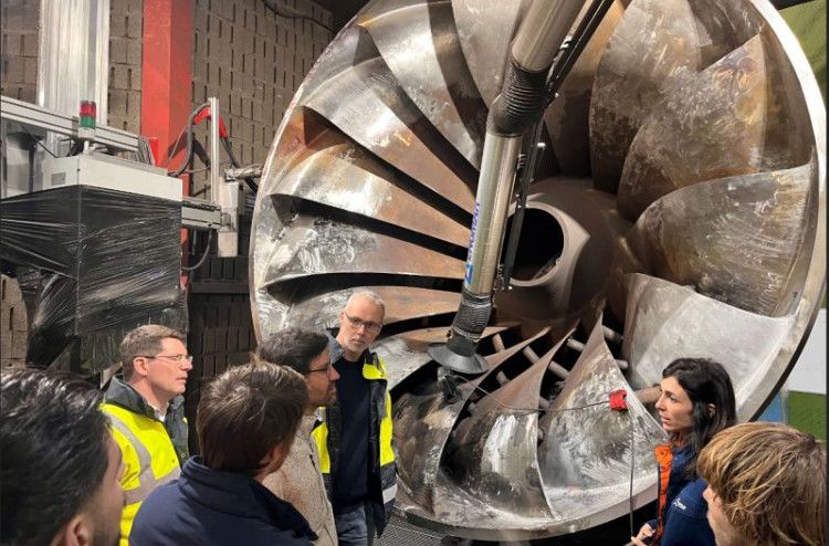 Visite de la centrale de Grand Maison | Chaire Medelia & SPRETEC.