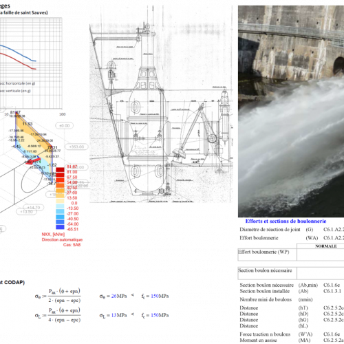 Tenue au séisme des vannes de vidanges existantes