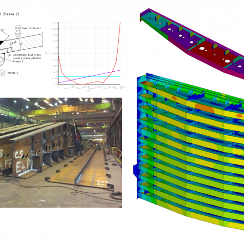 Étude d’exécution de la nouvelle porte aval du grand sas de l’écluse de Fessenheim
