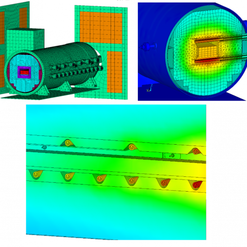 Calculs thermomécaniques complexes fortement non linéaires 