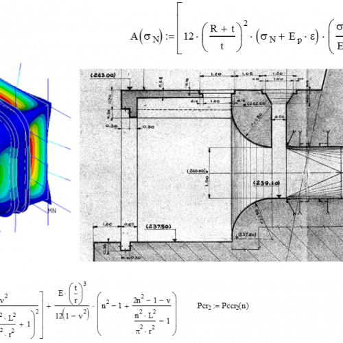 Calculs de tenue du conduit de vidange