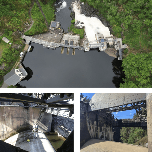 Barrage de l’ETROIT - Vanne segment  