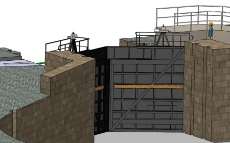 Protection du littoral contre les tempêtes : Porte à flots d’Ars-en-Ré