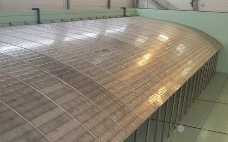 Plage amortissante du bassin actuel