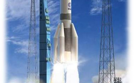 Fusée Ariane au décollage