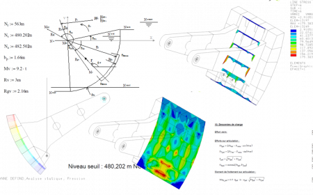 Justification de la tenue mécanique par calculs éléments finis et analytiques