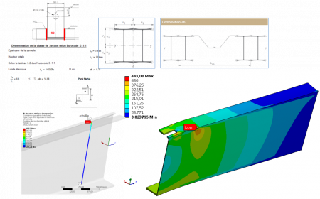 Tenue mécanique d’une fixation de palplanches T_PLATE pour le port de Calais