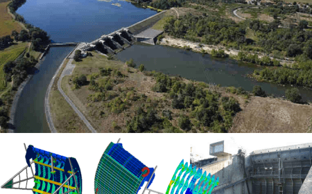 Barrage de Manciès : évaluation tenue des vannes en cas de surverse