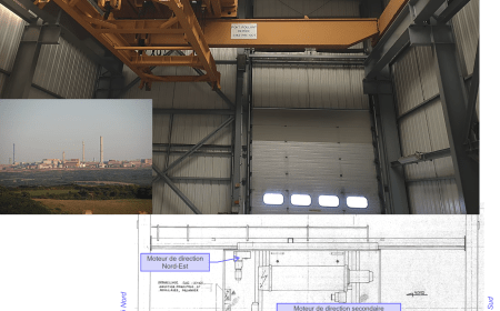 Diagnostic pont roulant sur le site de La Hague