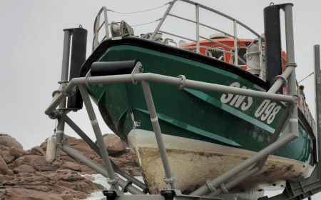 Modernisation de la cale SNSM de Pors-Kamor et de ses équipements